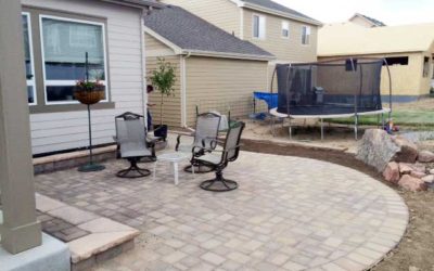 Backyard Patio With Borgert Pavers