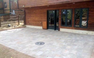 Patio replacement with Borgert Pavers in Allenspark